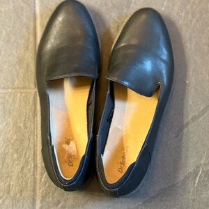 Dr. Scholl's Black Slip-On Flats